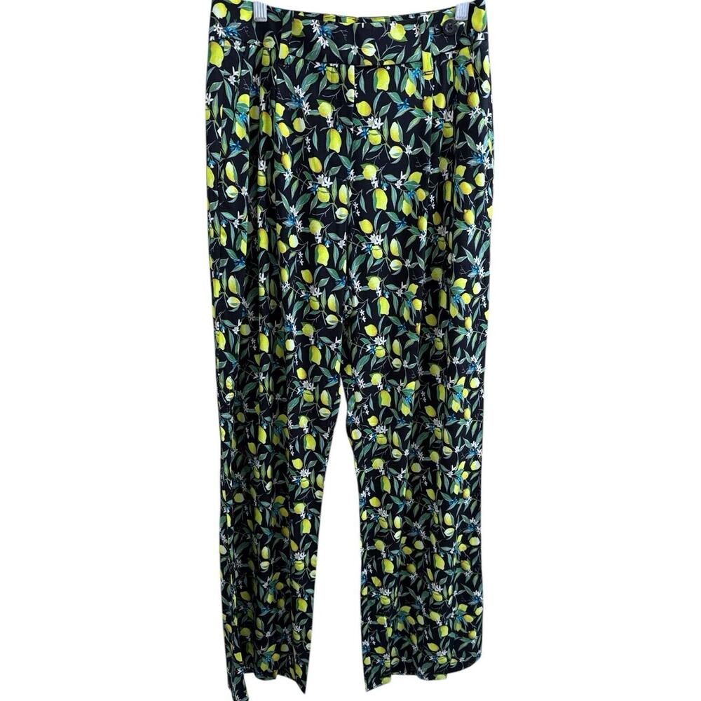 WildFang THE EMPOWER WIDE LEG LEMON TROUSER SIZE 6 NWT - Picture 3 of 11